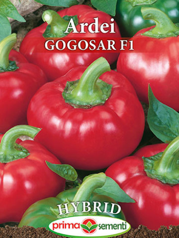 Gogosar F1 (50 seminte) de ardei gogosar hibrid timpuriu, Prima Sementi