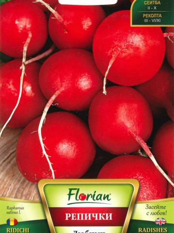 Ridichi PREFERATE - 5 gr - Seminte de Ridichi Soi semitimpuriu Florian Bulgaria