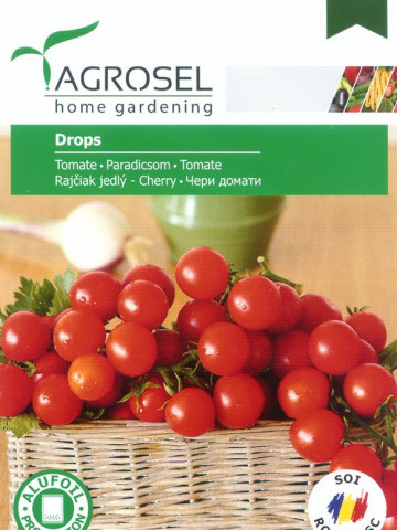 Drops (150 seminte) rosii, tip cherry, Agrosel