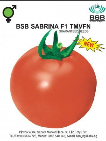 Sabrina F1 – 1 gr – Seminte Ecologice de Tomate cu Crestere Nedeterminata Semitimpurii de la Biosem