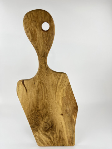 Stejar - Tocator rustic (64x19x2) de stejar