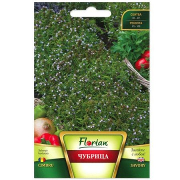 Cimbru Savory (2 gr) Seminte de cimbru cu tulpini subtiri si drepte potrivit pentru productie in ghiveci de flori de la Florian