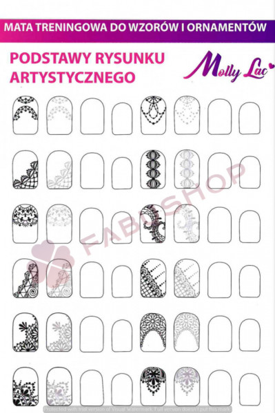 Training card nail art 12-2