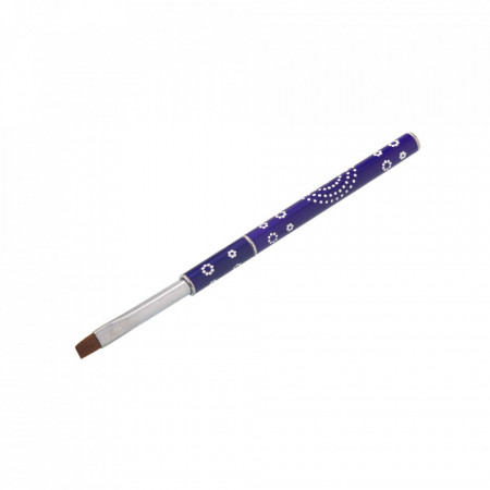 Pensula gel nr 8 tip stilou violet