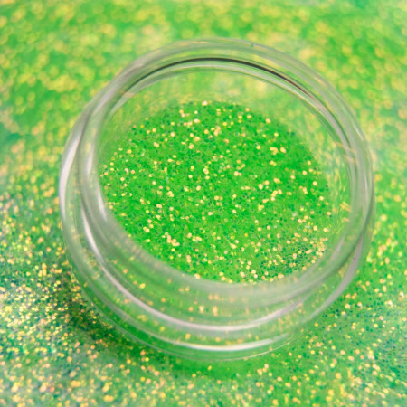Shine Neon 06 Green - Sclipici pentru unghii
