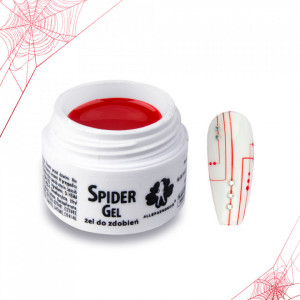 Spider Gel Red 3 ml - Allepaznokcie