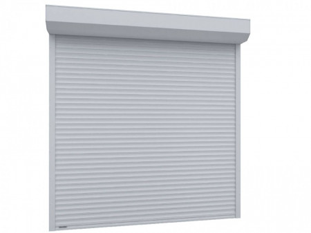Usa garaj actionare manuala 1800 x 2200 , alb 9016 , lamele 55 mm