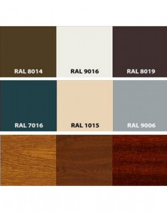 Usa garaj actionare manuala 2800 x 2500 , antracit 7016 , lamele 55 mm