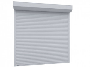 Usa garaj actionare manuala 2500 x 2200 , alb 9016 , lamele 55 mm