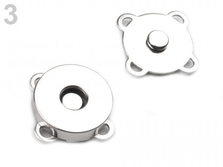 Capse metalice magnetice de cusut 18 mm