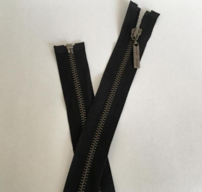 Fermoar metalic T5 100cm negru