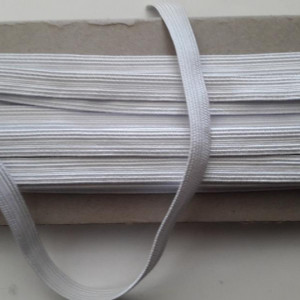Elastic Oradea 10 mm, alb