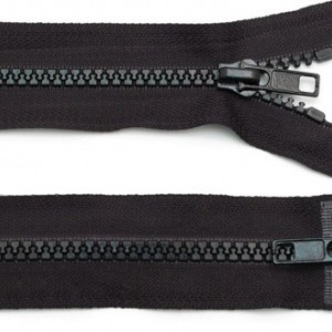 Fermoar plastic detasabil ,cu doi cursori ,85 cm