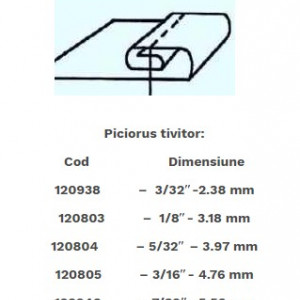 Piciorus tiv 1,6 mm