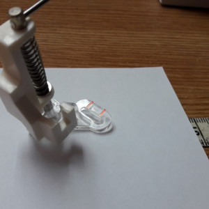 PICIORUS TRANSPARENT PENTRU MATLASARE F005N, PENTRU MASINILE BROTHER COMPUTERIZATE / ELECTROMECANICE