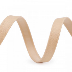 Șnur tubular pentru balene, lățime 10 mm bej