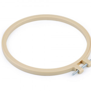 Gherghef din plastic pentru brodat, Ø12 cm