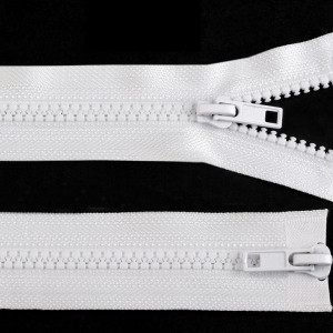 Fermoar plastic detasabil ,cu doi cursori ,85 cm