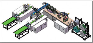 Linie automata pentru fabricarea mastilor chirurgicale