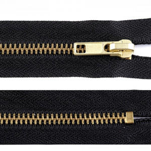 Fermoar metalic nedetașabil, lungime 18 cm