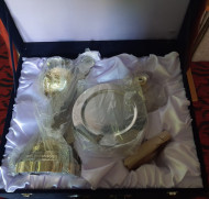 Set Sfinte Vase aurite
