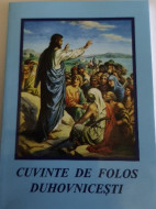 CUVINTE DE FOLOS DUHOVNICESTI