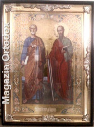 Icoana imparateasca Sfintii Apostoli Petru si Pavel