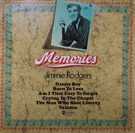Jimmie Rodgers ‎– албум Memories