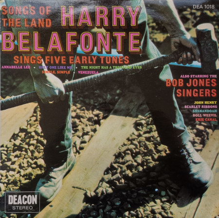 Harry Belafonte / The Bob Jones Singers – албум Songs Of The Land - Harry Belafonte Sings Five Early Songs