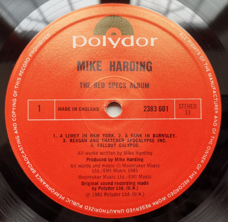 Mike Harding – албум The Red Specs Album