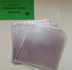 Външен дебел PVC плик за съхранение на 7' плочи (пакет 25 броя)