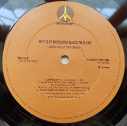 Kris Kristofferson – албум Who's To Bless... ...And Who's To Blame