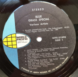 Various ‎– албум Bluegrass Special