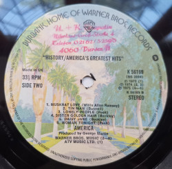America – албум History (America's Greatest Hits)