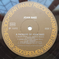 Joan Baez – албум A Package Of Joan Baez