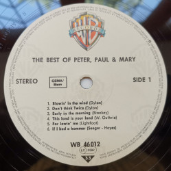 Peter, Paul & Mary – албум The Best Of Peter, Paul And Mary