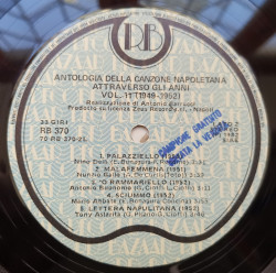 Various – албум Antologia Della Canzone Napoletana Attraverso Gli Anni Vol.11 (1949 - 1952)