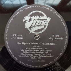 Ken Hyder's Talisker ‎– албум The Last Battle