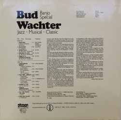 Bud Wachter – албум Banjo Special