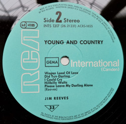 Jim Reeves – албум Young & Country