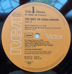 John Denver – албум The Best Of John Denver Volume 2
