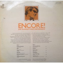 José Feliciano ‎– албум Encore! José Feliciano's Finest Performances