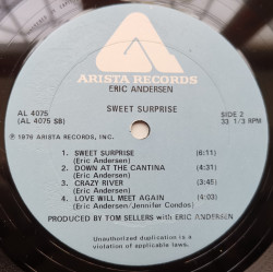 Eric Andersen – албум Sweet Surprise