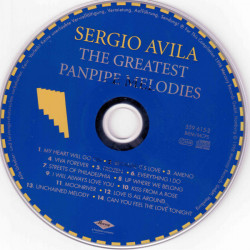 Sergio Avila ‎– албум The Greatest Pan Pipe Melodies (CD)