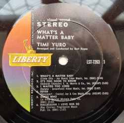 Timi Yuro – албум What's A Matter Baby