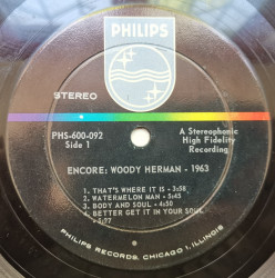 Woody Herman – албум Encore