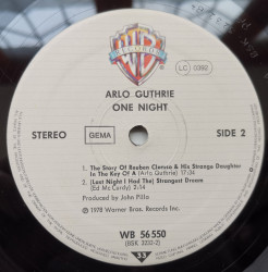 Arlo Guthrie With Shenandoah – албум One Night