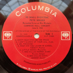 Pete Seeger – албум We Shall Overcome