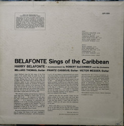 Belafonte ‎– албум Belafonte Sings Of The Caribbean