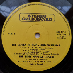 The Tony Mansell Singers – албум Bridge Over - The Genius Of Simon And Garfunkel